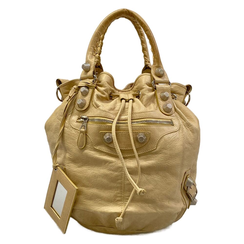 Balenciaga This Giant Pom-Pom Handbag 203069